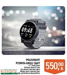 POLOSMART PSSW06 SMART ROUND AKILLI SAAT POLOSMART PSSW06 SMART ROUND AKILLI SAAT
